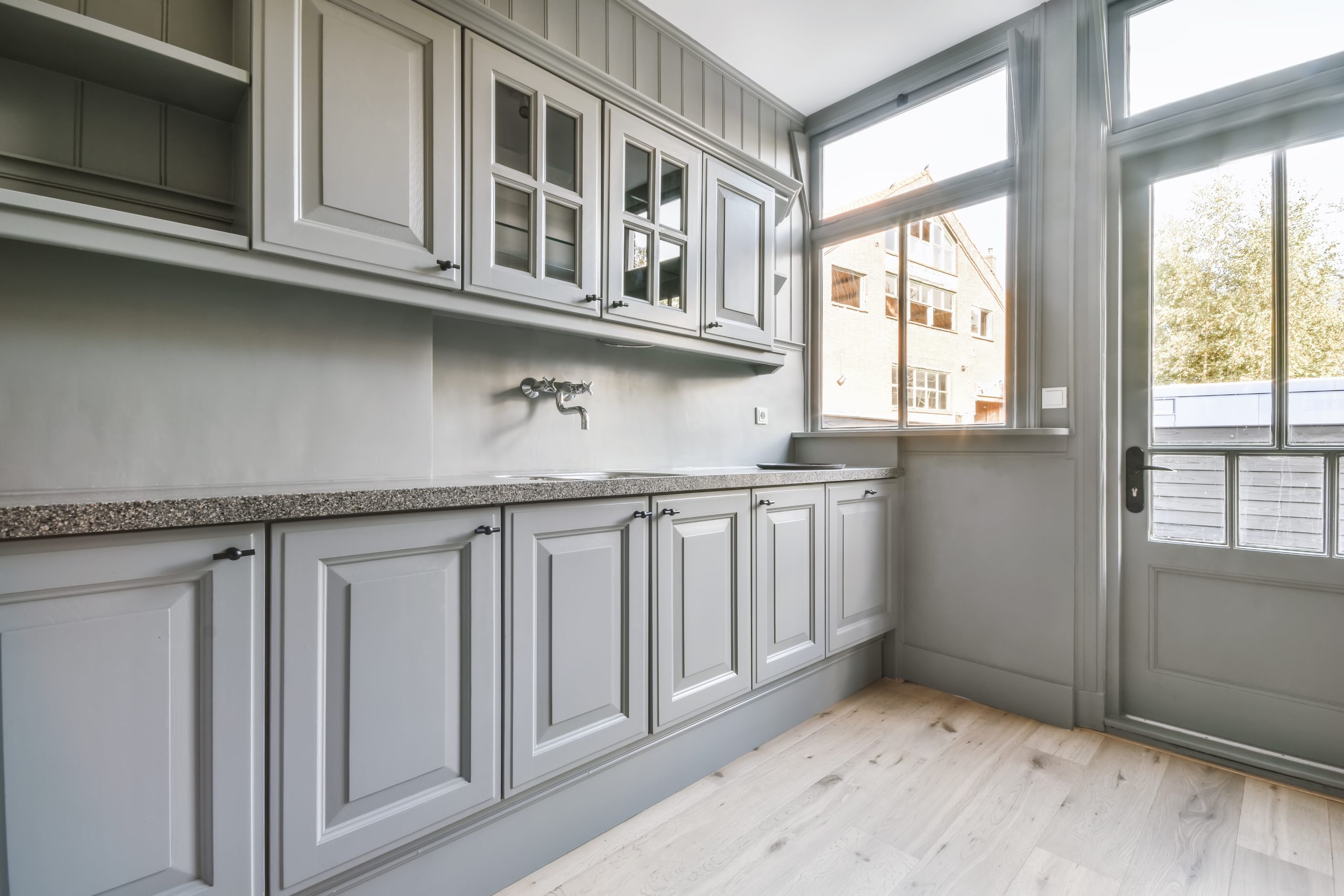 A luxury kitchen island